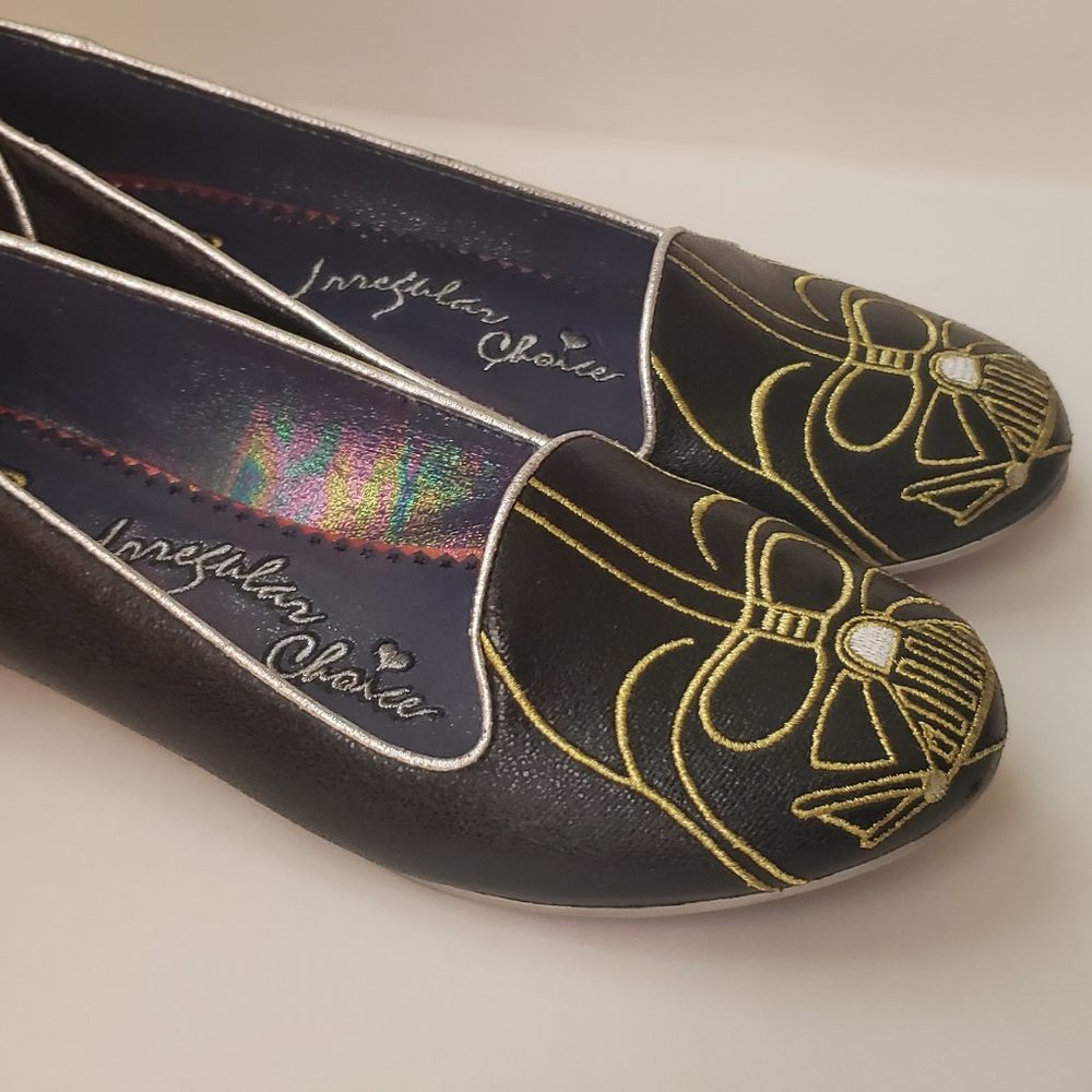 Irregular Choice Darth Vader Flats Size 8.5